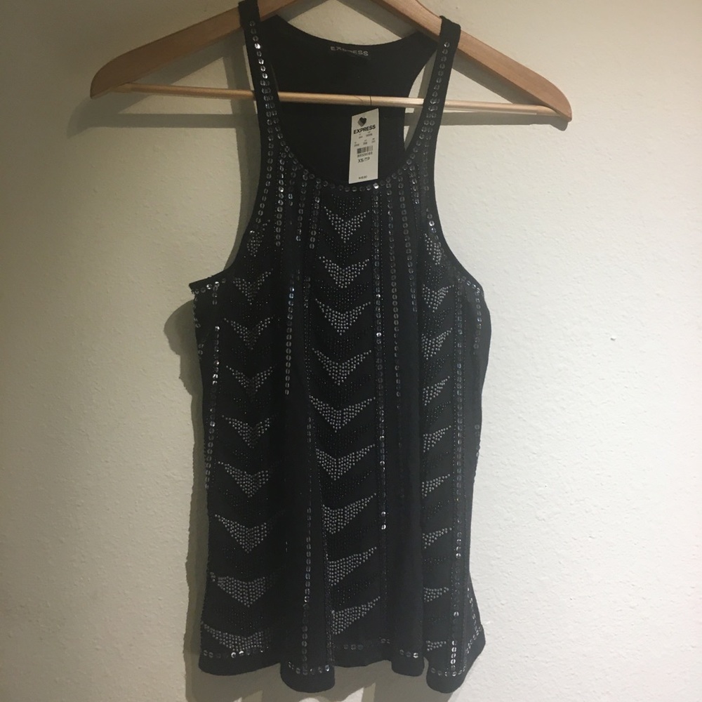 Black dressy flows cami Express